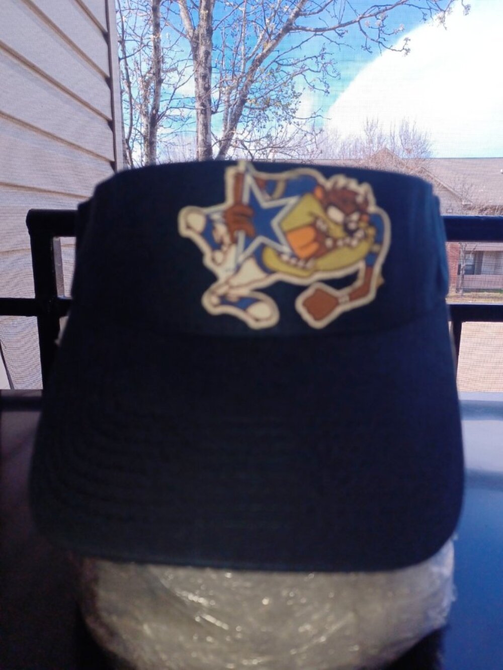 NFL Taz Dallas Cowboys Visor Headmaster Inc Black